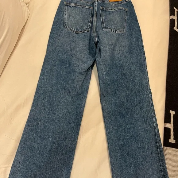 Aritzia Denim Forum The Farrah High Rise Wide Leg Jean, Size 26 - Picture 8 of 8